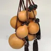 Botella de agua de calabaza seca, calabazas naturales puras, artesanías, adorno de calabaza, decoración con tapa, soporte para bebidas, escritorio, regalo de Navidad 220817