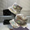 Seaside Beach Fisherman Hat Tiger Printed Ball Caps Hawaiian Style Bucket Hats Classic Designer Peaked Cap For Unisex