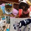 Dog Apparel Summer Pet Caps Hat Ear Holes Small Dogs Canvas Cap Outdoor Sports Baseball Sunscreen AccessoriesDog