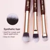 Jessup pinceaux pour les yeux ensemble 15 pièces pinceau de maquillage pinceau de fard à paupières synthétique naturel Eyeliner mélange correcteur de sourcils 220722