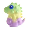 Silicone Suction Cup Dinosaur 3D Decompression Ball Toys Push Poppers Creative Bubbles Fidget Grenade Children's Puzzle Extrusion Bubble Ball Game Toy