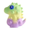 Siliconen zuignap dinosaurus 3D decompressie bal speelgoed push poppers creatieve bubbels fidget granaat kinderen puzzel extrusie bubble bal game speelgoed