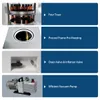 ZZKD Lab Supplies -60 Celsius Gefriertrockner Kleiner gewöhnlicher Vakuumsublimationstrockner mit mehreren Verteilern