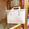Candy Color Waterproof Clear Plastic Jelly Summer Beach Bag Ladi Transparent PVC Tote Cream Bag Women's Bag Handbag