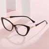 Sunglasses Women's Fashion Cat Eye Frames Anti Blue Light Reading Glasses 2022 Brand Designer Presbyopic Prescription For WomenSunglasse