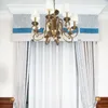 Cortinas cortinas cortinas para sala de estar quarto de jantar de alta precisão Jacquard folhas de folha de folha de folha de folha acabada produto nórdico moderno windows porta