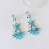 Dangle & Chandelier Fashionable Simple Rhinestone Geometric Earrings Home Party Women's Stud Earrings