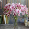 Decorative Flowers & Wreaths Heads Phalaenopsis Flower Artificial Wedding Decoration Floral Christmas Party Home DecorDecorative