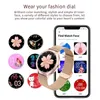 Kadınlar Lady Akıllı İzle Lüks Hediye Moda Elmas Smartwatch Kızınız için Arkadaş Saat Kalp Hızı Izci Monitör Bileklik Fitness Bilezik Fit iOS Android Telefon