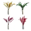 Decoratieve bloemen kransen macetas pequeñas secas natures para decoración de bodas, plantas articiales, pampas pequeñas, hierba, phrag