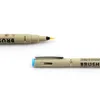 Färgglad mjuk huvudborste nålrörssignatur penna 12 färger professionell ritning penna komisk design krok linje stroke pennor xg0249 högsta kvalitet