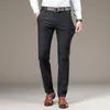 Men s Business Casual Long Pants Suit Spring Autumn Fashion Male Elastic Straight Formal Trousers Plus Big Size 29 40 220719