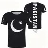 Pakistan T -Shirt DIY kostenloser benutzerdefinierter Name Pak T Shirt Nation Flagge Islam Arabisch Islamische Pakistaner Arabische Druck P o Kleidung 220615