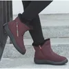 Nouvelles chaussures d'hiver Femme Snow Boot Zipper Mesualités Fautes Faux Fur Boots Femme Femme Femme Femme Comfort Flat Chaussures Y200915