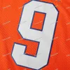 Rugby Jerseys Bobby Boucher #9 The Waterboy Football Jersey 50th Anniversary Ed Movie Football Jerseys for Men S-xxxl Orange White