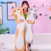 Plush Dolls 130cm Cute Soft Long Cat Toys Stuffed Pause Office Nap Pillow Bed Sleep Pillow Home Decor Gift Doll for Kids Girl 220830