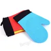 Lengthen Silicone Oven Mitt Cooking Baking Heat Insulation Glove Anti Scald Kitchen Waterproof Non-Slip Potholder Gloves BH6981 TQQ