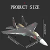 Stunt RC Aircraft Six Axis Remote Control Air Plane Lätt Flying Toy 2 4G 4CH Fighter Teens Outdoor Play Birthday Present 220713