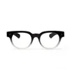 Vintage redondo acetato gafas ópticas marcos hombres mujeres moda miopía hipermetropía gafas graduadas marca de lujo retro completo Ri7526527