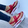 Sandalen 2022 Fashion Wedge Vrouwelijke Platform Gesp Straat Zomer Schoenen Punk Strand Wiggen Vrouwen Chunky Sandalias De Mujer