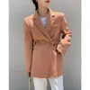 Women's Wool & Blends Modern Version Little Suit Coat INS Wind Can Commute Leisure Side Waist TAB Cashmere CoatWomen's