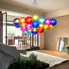 Creative Mouth Blown Glass Pendant Lamp Färgglada Bubble Suspension Light Hotel Shop Kids Nursery Multi Colors Hängande belysning