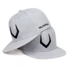 3d horn broderi baseball cap mode bomull hip-hop snapback mens sport vänder hattar avslappnad hatt
