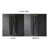 Outono jeans masculino solto grosso harem denim calças zip em linha reta cintura elástica casual masculino designer jeans para homem cx220401