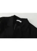 Осень зима женские карманные большие размеры Blazer отворот с длинным рукавом свободные винтажные подходящие куртка с талией сумка женские пальто 220402