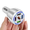 15A 5 Ports USB Charge de voiture rapide Mini LED Charge rapide pour iPhone 12 Xiaomi Huawei adaptateur de chargeur de téléphone portable dans la voiture