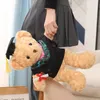 Leuke Dr. Bear Gevulde speelgoed Kawaii Small Teddy Bear Plush Doll Children's Soothing Pillow Student Graduation cadeau