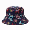 Berets Luxury Designer Brand Bucket Hat Women Horse Floral Print Cotton Pêcheur de voyage en plein air Graffiti Sun Cap Springberets7313441