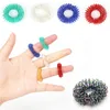 Finger Massage Ring Fidget Toys Mini Spring Decompression Finger Massager Autism Needs Stress Reliever Anti-Stress Gift Toy