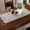 Borduurwerk bloem home tafelkleed elegante kanten serie bruiloft decor koffietafel doek multi-size stof-proof kast cover