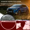 يغطي عجلة القيادة سيارة غلاف Sunshade Cover Aluminium Film عاكس للحرارة العزل UV مقاومة للسيارات الداخلية