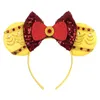 Weihnachten Schmetterling Blume Kopfschmuck Dekoration Haarband Pailletten Schleife Stirnband Haarschmuck Kinder Mädchen Geschenk Hairhoop 9 6zz H1