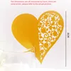 50PCS Love Heart Seat Card Event & Party Supplies Wedding Holiday Feast Laser Hollow Cup Cards YS0070