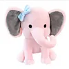 Peluche éléphant mignon de 25cm, jouets animaux de dessin animé, oreiller de couchage, poupée, coussin doux, traversin, cadeau d'anniversaire pour enfants, vente en gros