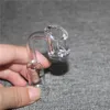 Smoking 4mm thick domeless quartz banger nails 90 degree 14mm male female joint quartz nail for glass bong water pipe