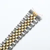 Watch Bands 13mm 17mm 20mm Two Tone Steel Replacement Jubilee Bracelet Made For Datejust Hele22