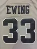 Xflsp 33 Patrick Ewing 1998-99 Maillots de basket-ball de l'Université de Georgetown, broderie cousue personnalisée avec n'importe quel numéro et nom