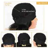 Peruki NXY Kobiety Opaska na głowę Naturalne czarne podświetlanie ciepła Reitant Fibre Fave Fala prosta syntetyka dla 220528