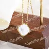 Classic Fashion Pendant Necklaces for women Elegant 4/Four Leaf Clover locket Necklace Highly Quality Choker chains Designer Jewelry 18K Plated gold girls Gift