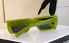 Prostokątne okulary przeciwsłoneczne dla mężczyzn Greendark Grey Cool Mens Glasses Ochrona UV Oczanki z Box8433711