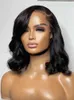 Body Wave X X Lace Front Wig Human Hair S voor vrouwen korte Bob Braziliaanse Remy X Up 220606