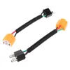 Other Lighting System 2Pcs H4 9003 Ceramic Wire Harness Plug Cable Headlights Connector Extension E7CAOther