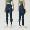 Luu bayan tozluk tasarımcısı lüks eşofmanlar yoga pantolonlar kadın sıkı spor yüksek bel ince çift taraflı fırçalı çıplak bayan kızlar koşu