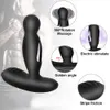Vibrador anal impulso estimulador de prstata masajeador atraso ejaculao bloqueio anel butt plug sexyo brinquedos vibradores para hom