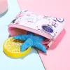 Cartoon Printed Coin Purse Cute PU Mini Wallet Fashion Key Bags Women Girls Clutch Purses 6 Colors Gift With Zipper width 8cm length 11cm