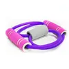 Équipement de fitness intégré Hot Yoga Gum Fitness Resistance 8 Word Chest Expander Rope Workout Muscle Training Bandes élastiques en caoutchouc pour l'exercice sportif